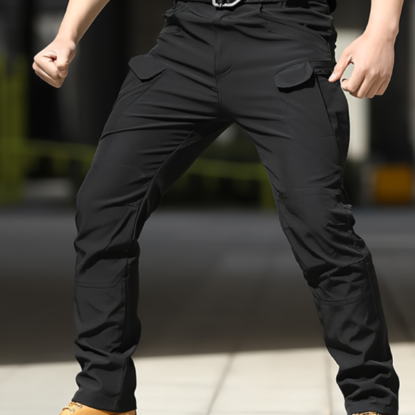 Kant Siyah Taktik Kargo Pantolon